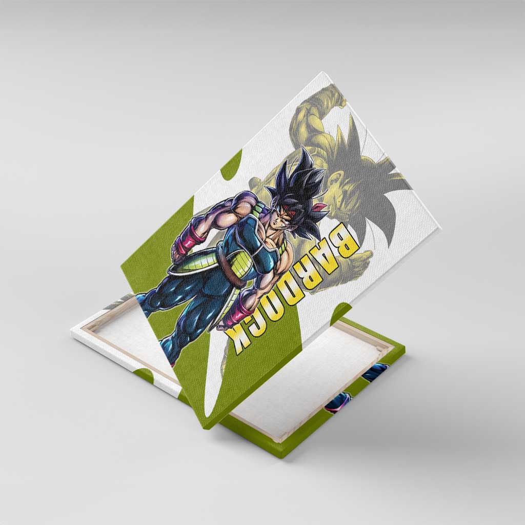 Bardock Saiyan Legacy Canvas Wall Art Classic Anime Battle Style