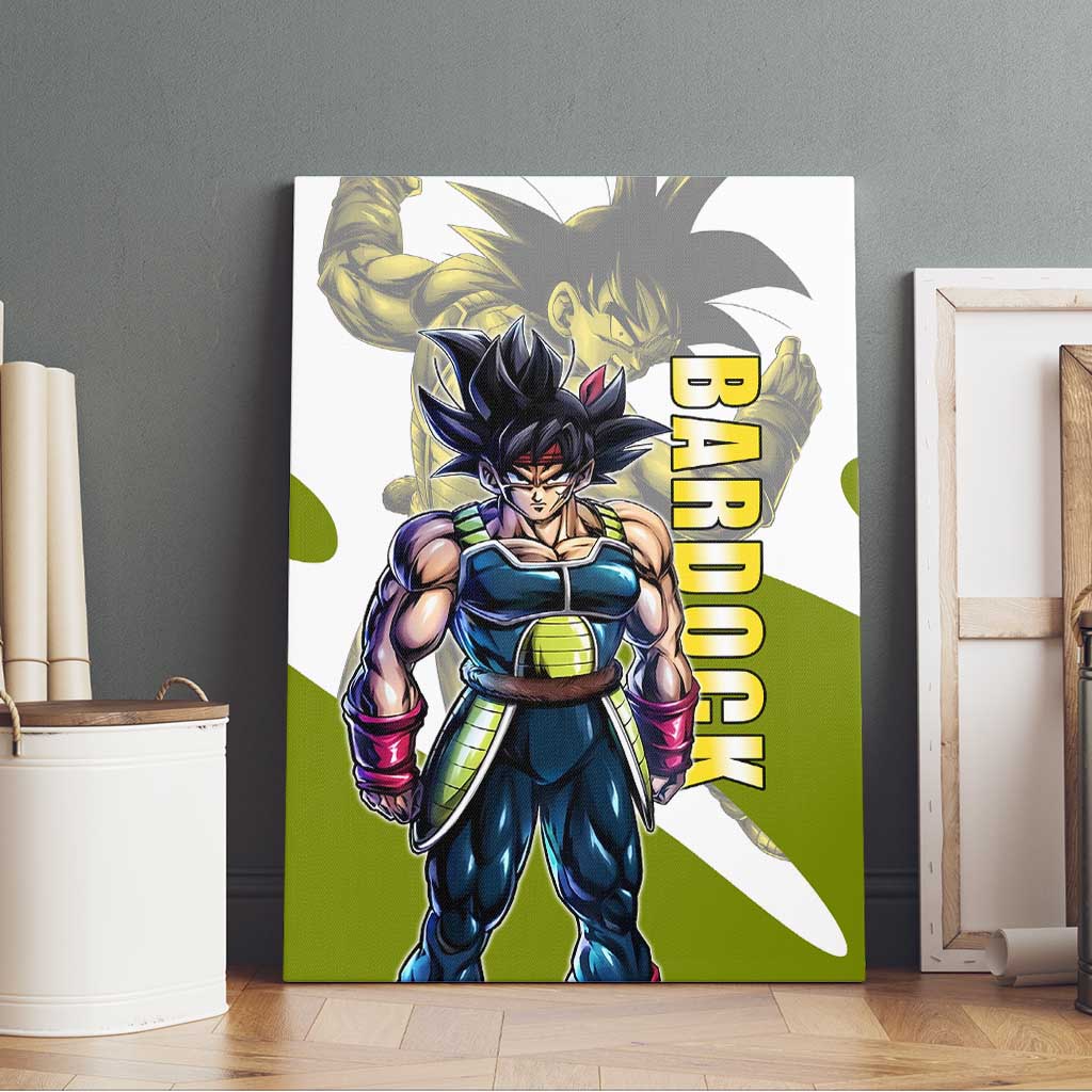 Bardock Saiyan Legacy Canvas Wall Art Classic Anime Battle Style