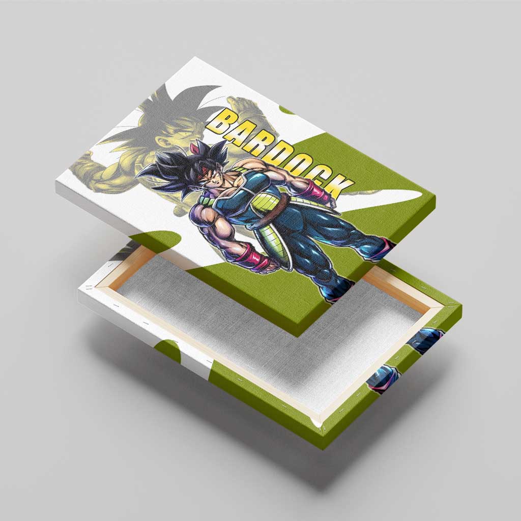 Bardock Saiyan Legacy Canvas Wall Art Classic Anime Battle Style