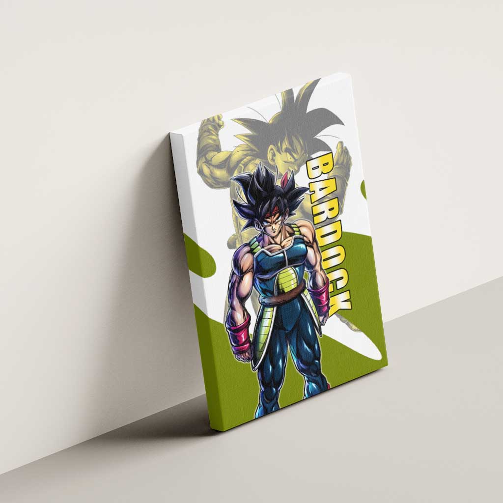 Bardock Saiyan Legacy Canvas Wall Art Classic Anime Battle Style