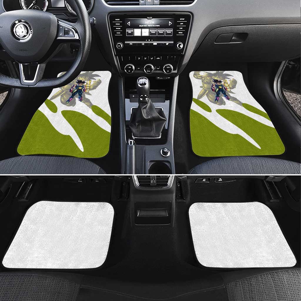 Bardock Saiyan Legacy Car Mats Classic Anime Battle Style