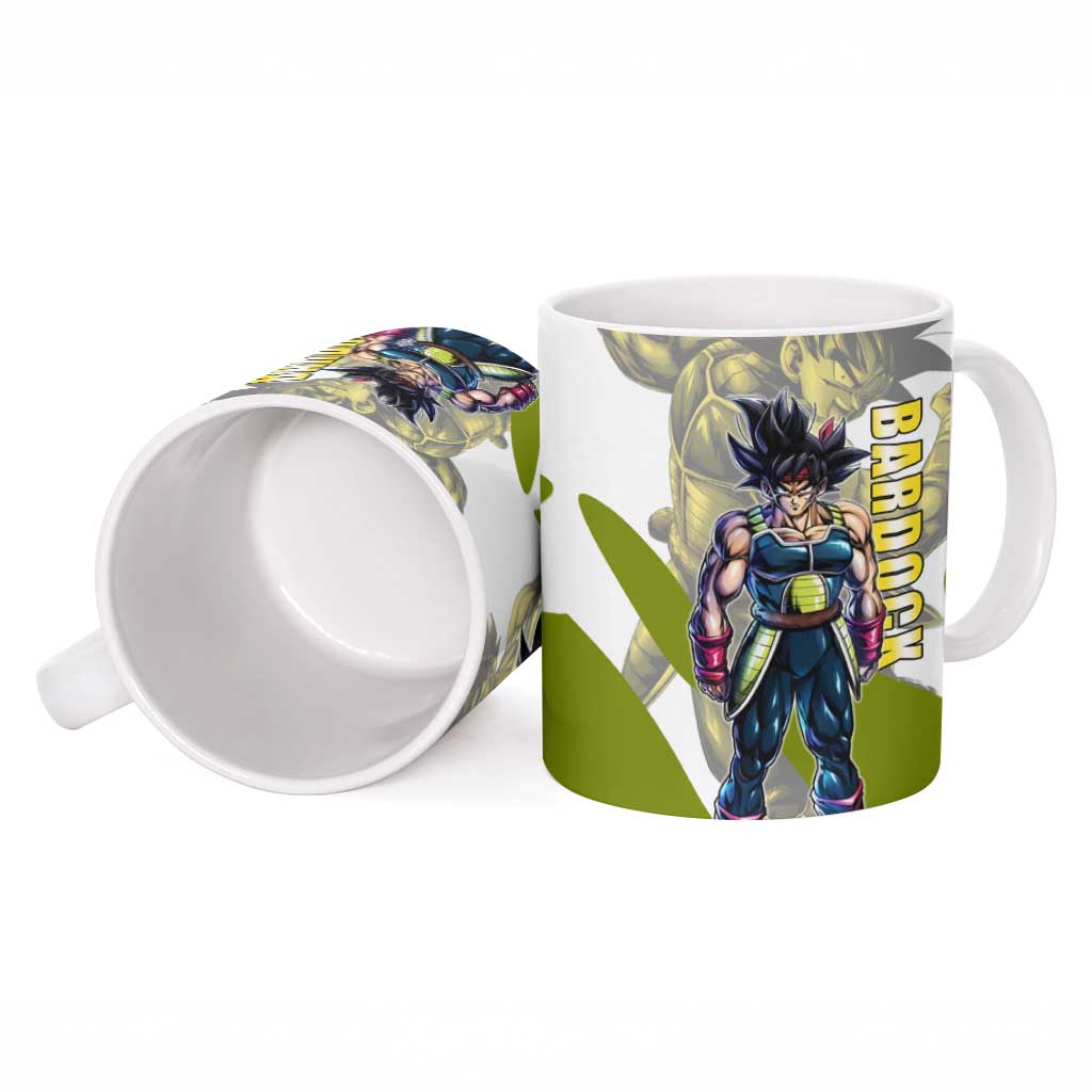 Bardock Saiyan Legacy Ceramic Mug Classic Anime Battle Style