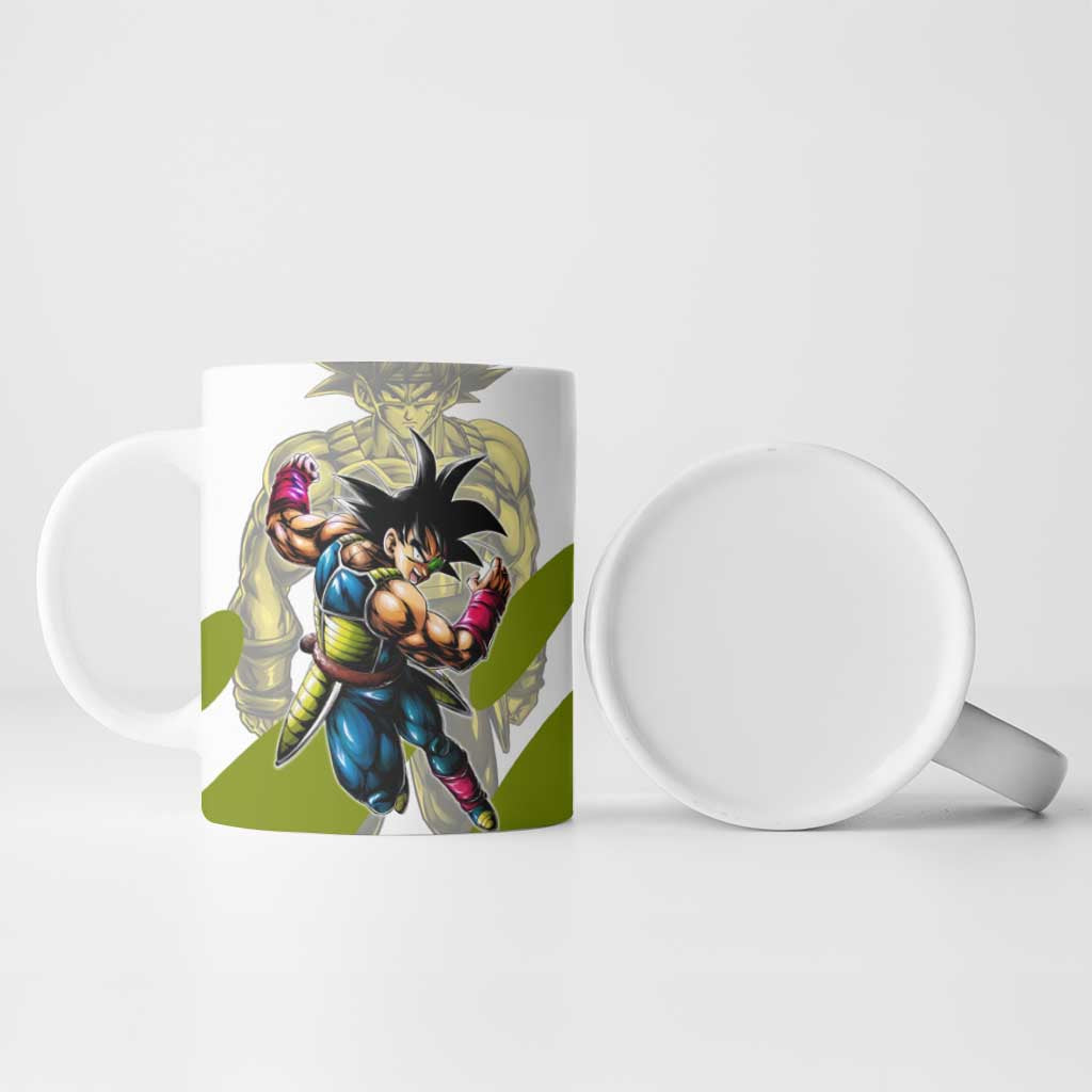 Bardock Saiyan Legacy Ceramic Mug Classic Anime Battle Style