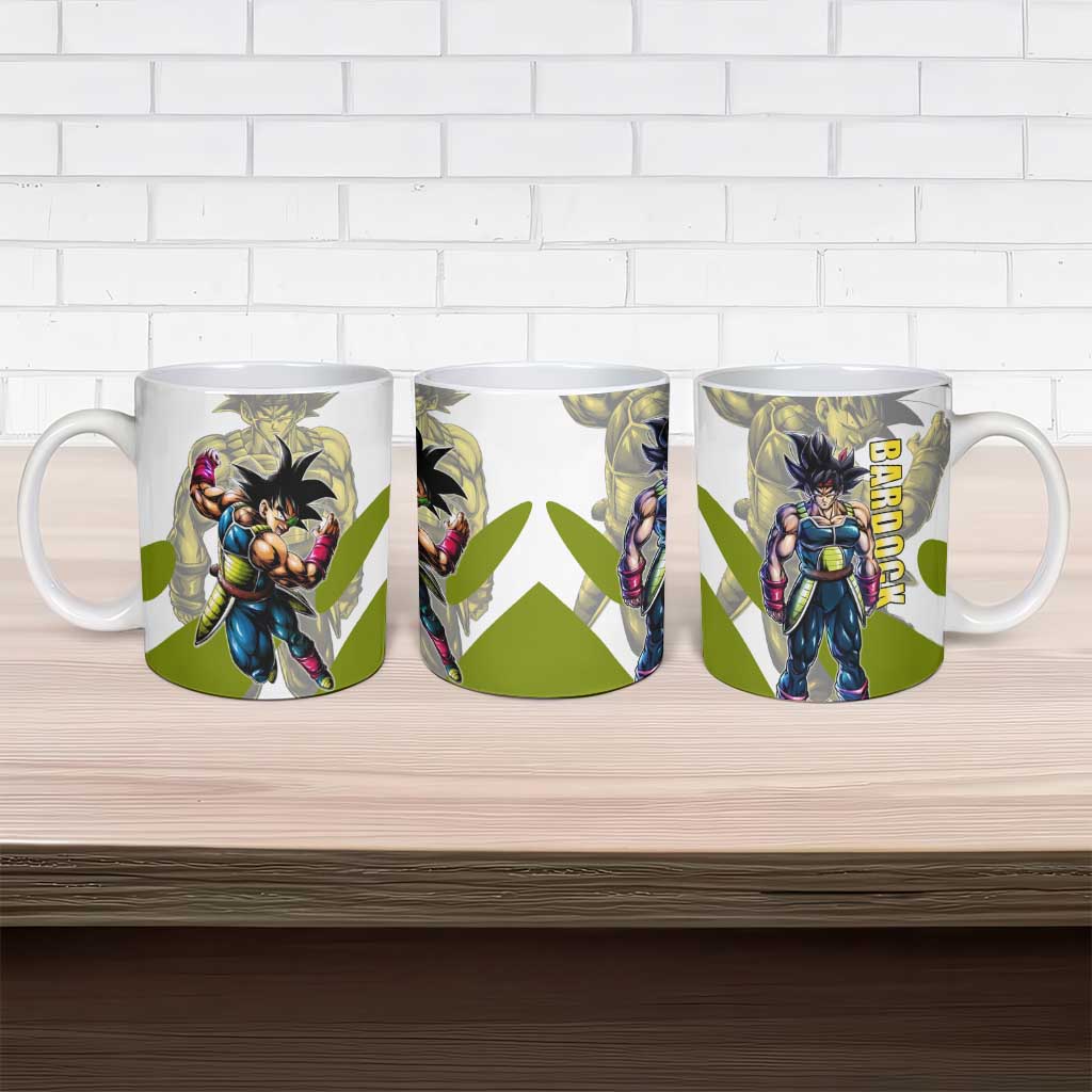 Bardock Saiyan Legacy Ceramic Mug Classic Anime Battle Style