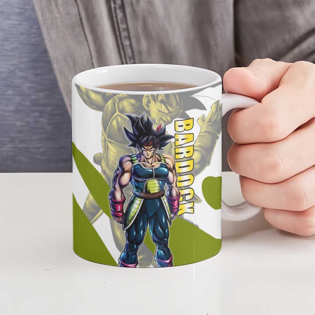 Bardock Saiyan Legacy Ceramic Mug Classic Anime Battle Style