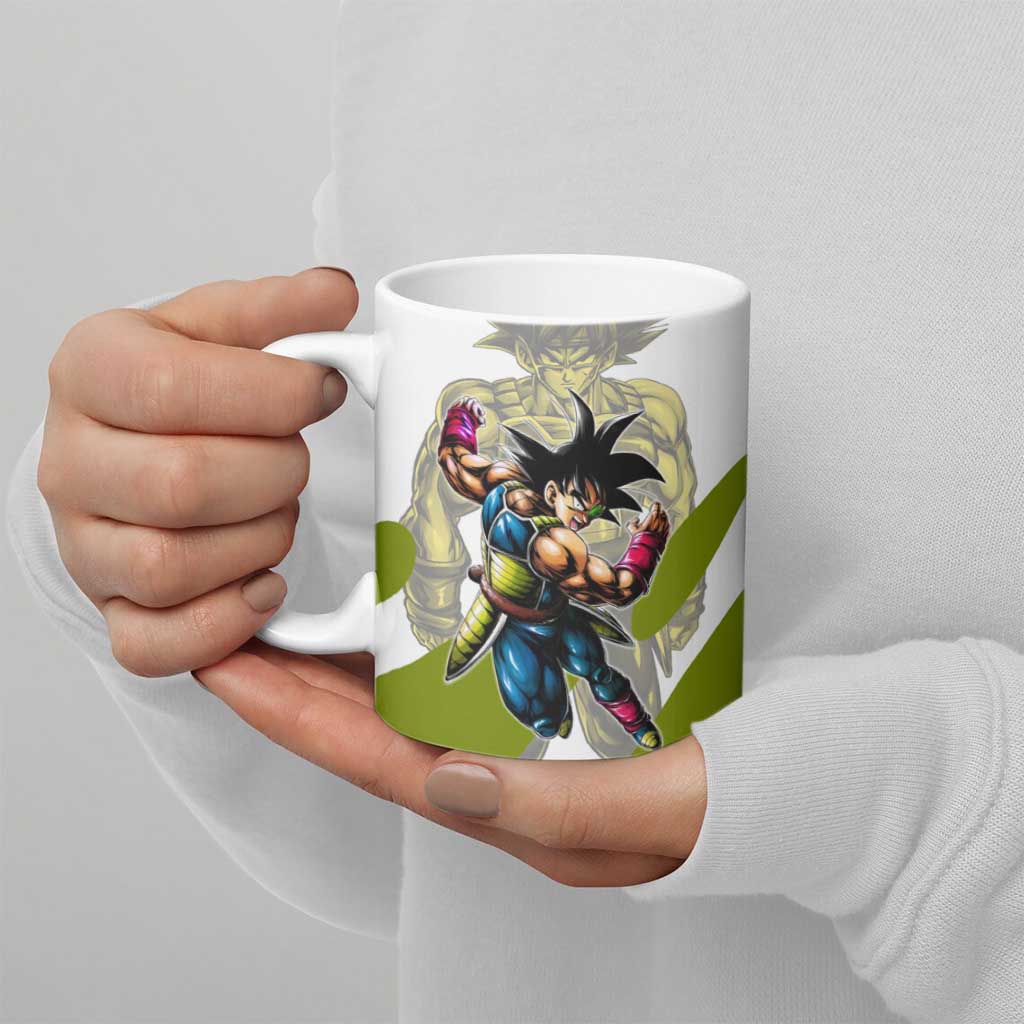 Bardock Saiyan Legacy Ceramic Mug Classic Anime Battle Style