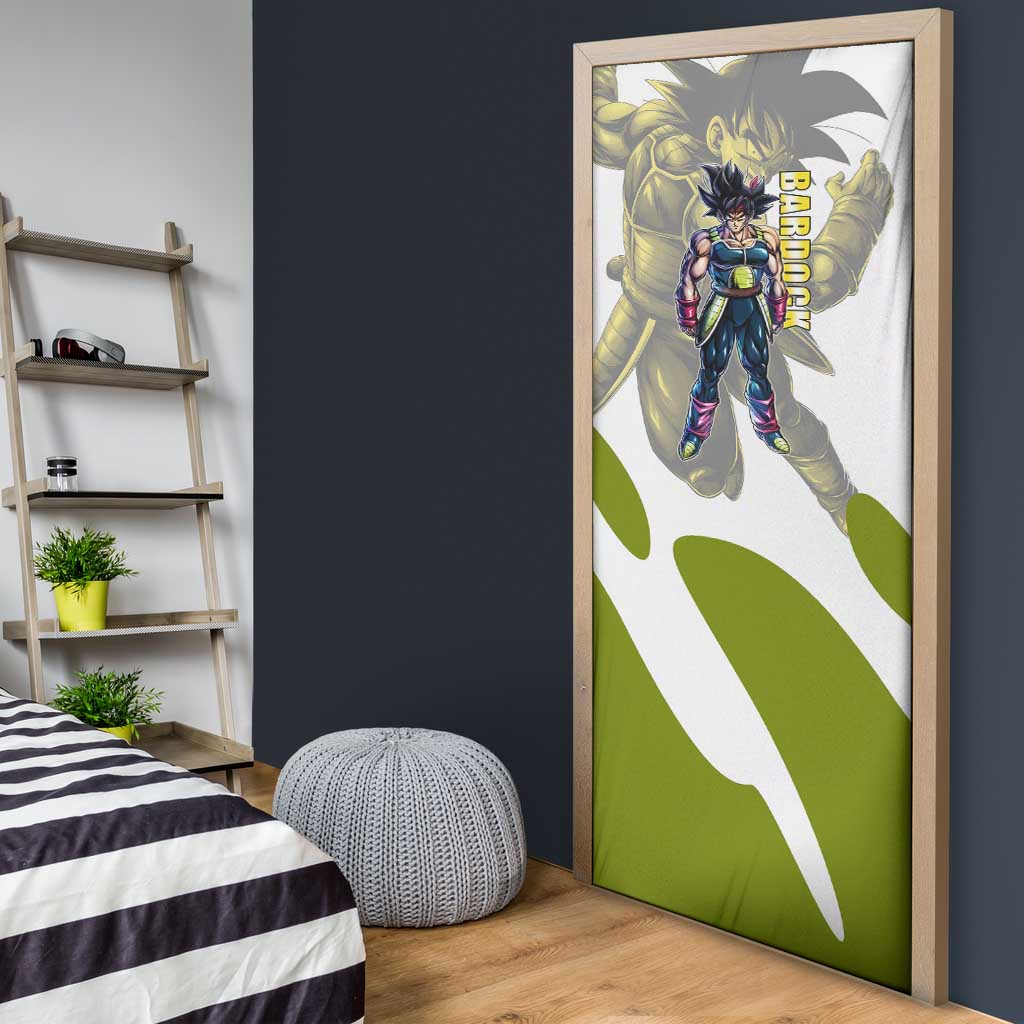 Bardock Saiyan Legacy Door Cover Classic Anime Battle Style