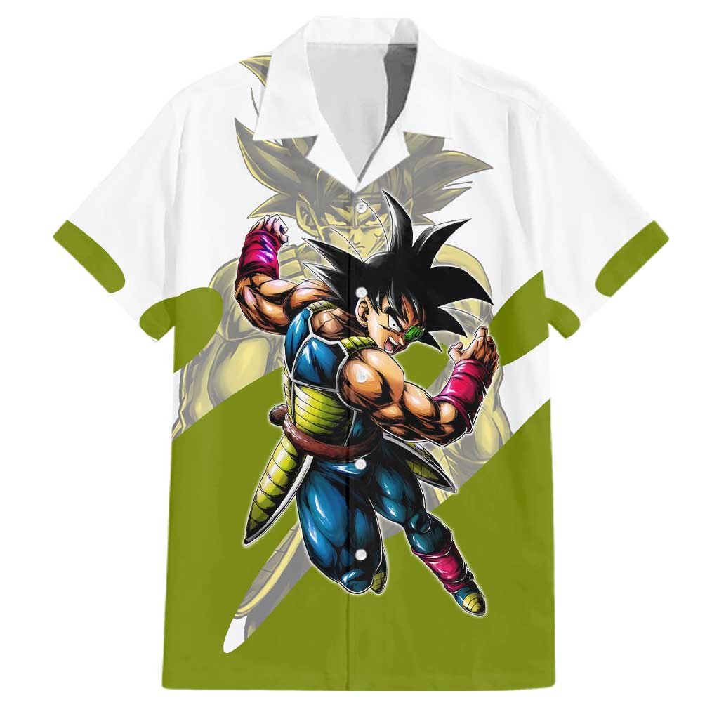 Bardock Saiyan Legacy Family Matching Puletasi and Hawaiian Shirt Classic Anime Battle Style