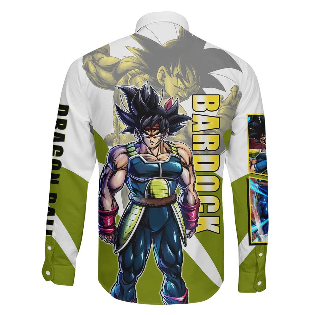 Bardock Saiyan Legacy Family Matching Short Sleeve Bodycon Dress and Hawaiian Shirt Classic Anime Battle Style