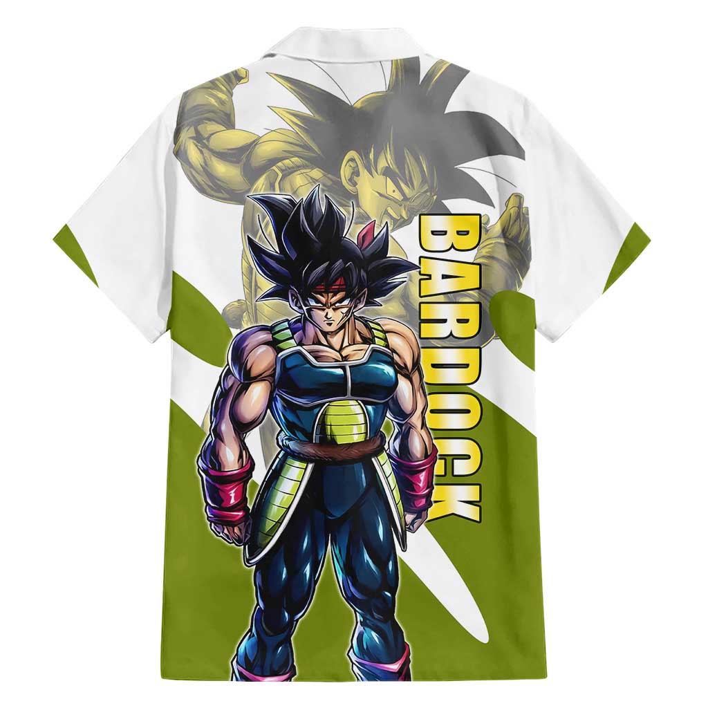 Bardock Saiyan Legacy Family Matching Summer Maxi Dress and Hawaiian Shirt Classic Anime Battle Style