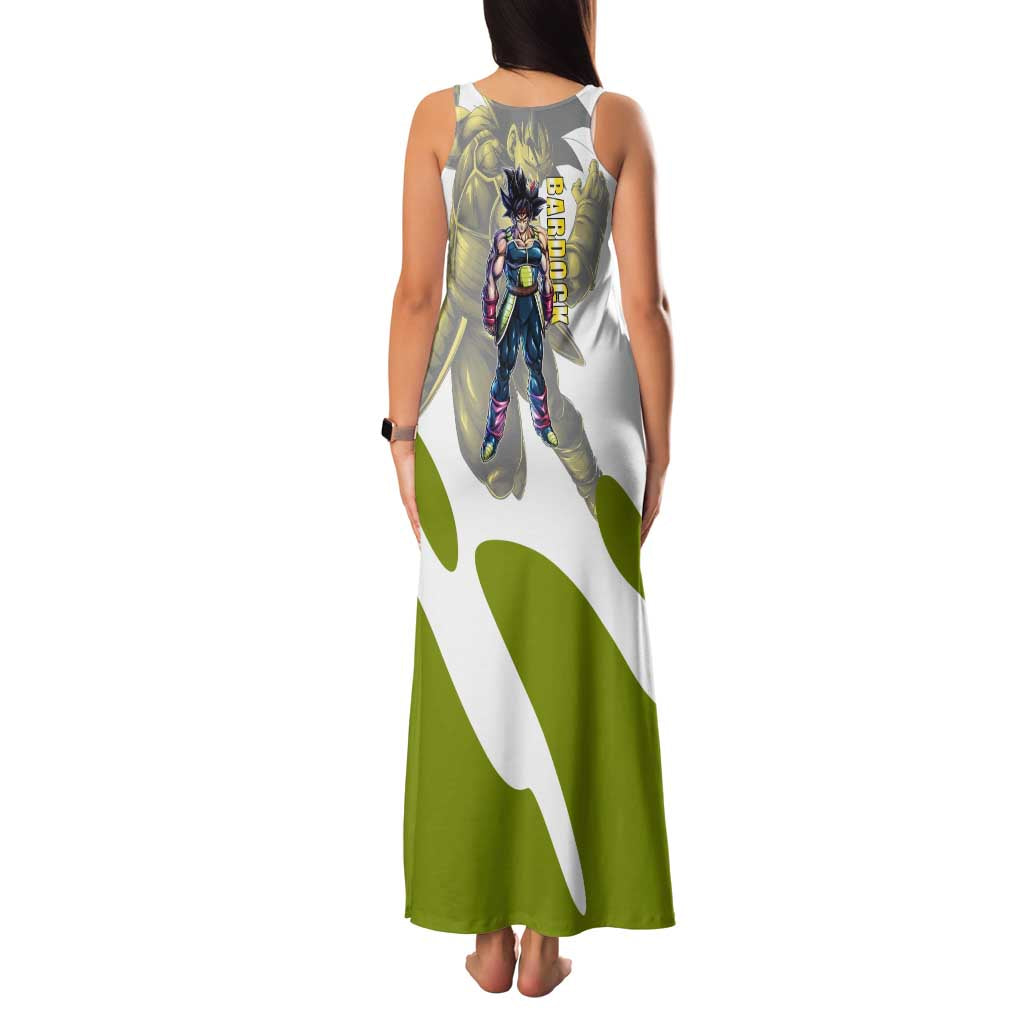 Bardock Saiyan Legacy Family Matching Tank Maxi Dress and Hawaiian Shirt Classic Anime Battle Style