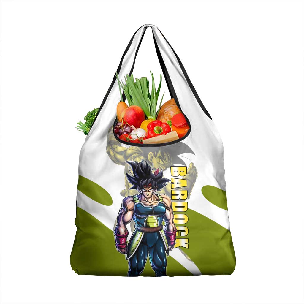 Bardock Saiyan Legacy Grocery Bag Classic Anime Battle Style