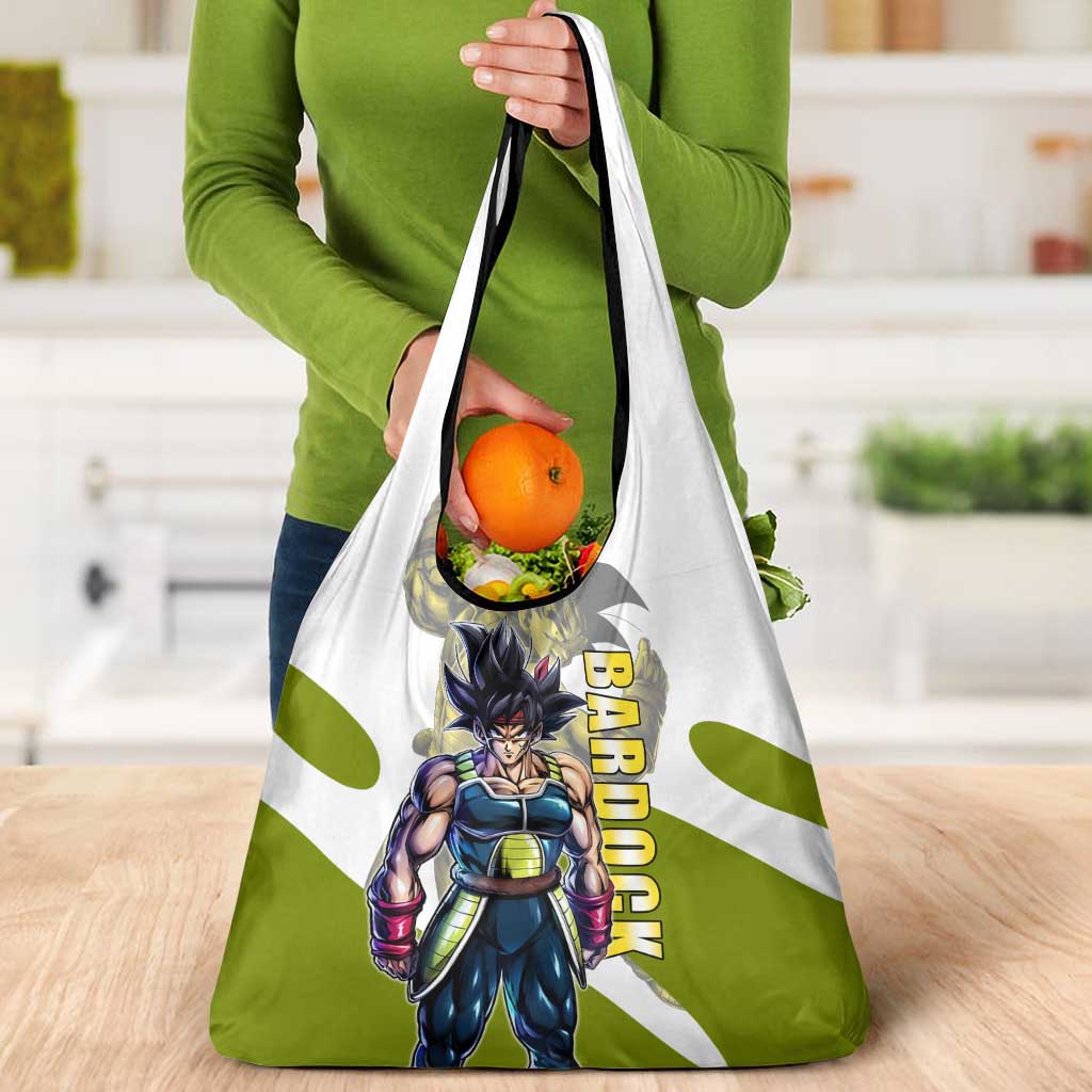 Bardock Saiyan Legacy Grocery Bag Classic Anime Battle Style