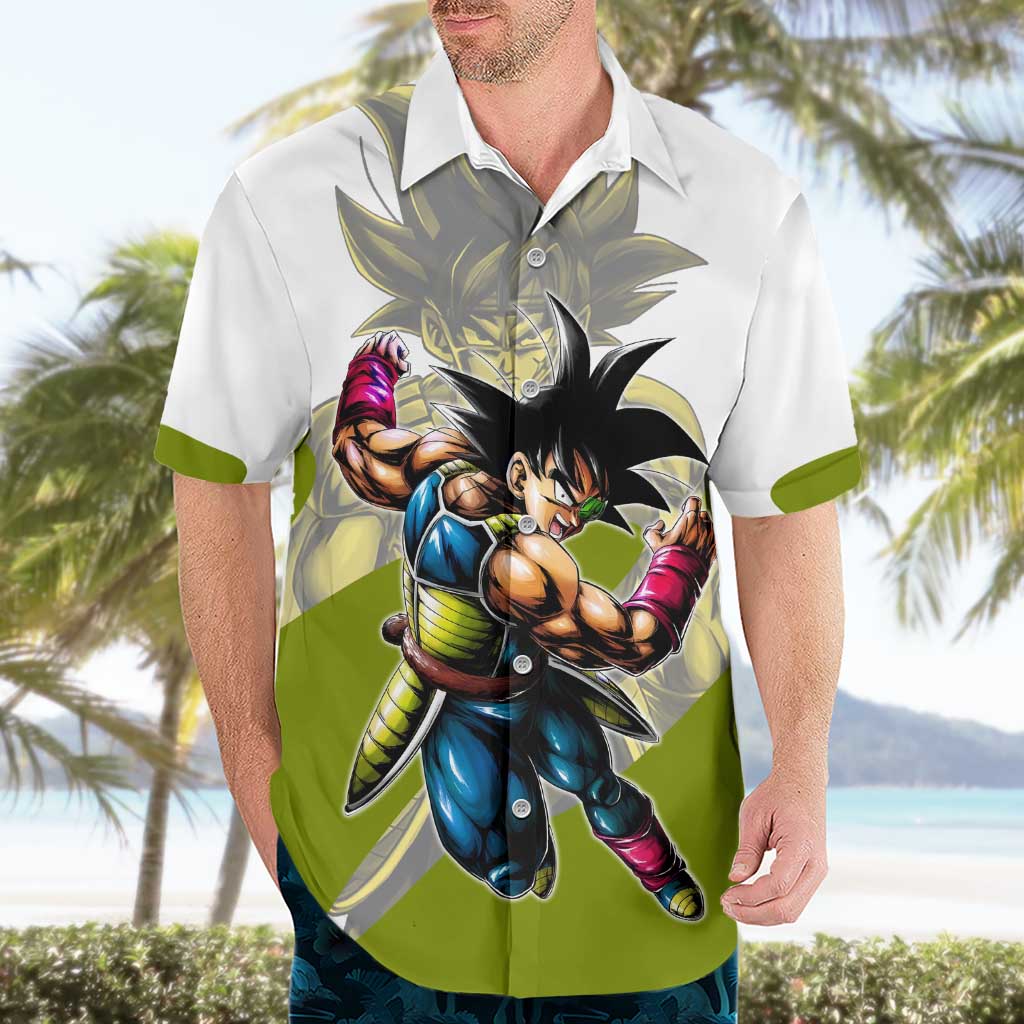Bardock Saiyan Legacy Hawaiian Shirt Classic Anime Battle Style