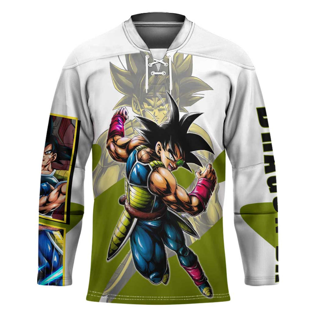 Bardock Saiyan Legacy Hockey Jersey Classic Anime Battle Style