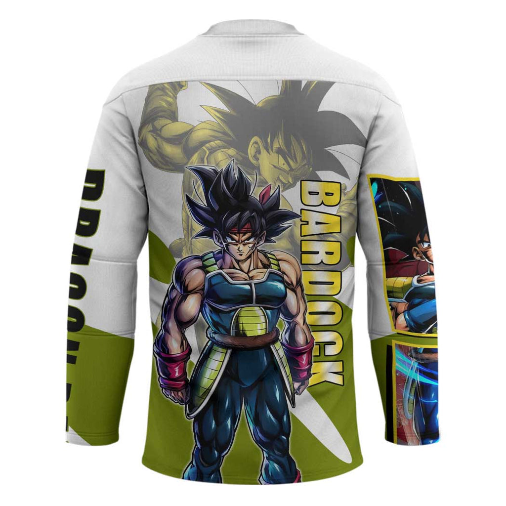 Bardock Saiyan Legacy Hockey Jersey Classic Anime Battle Style