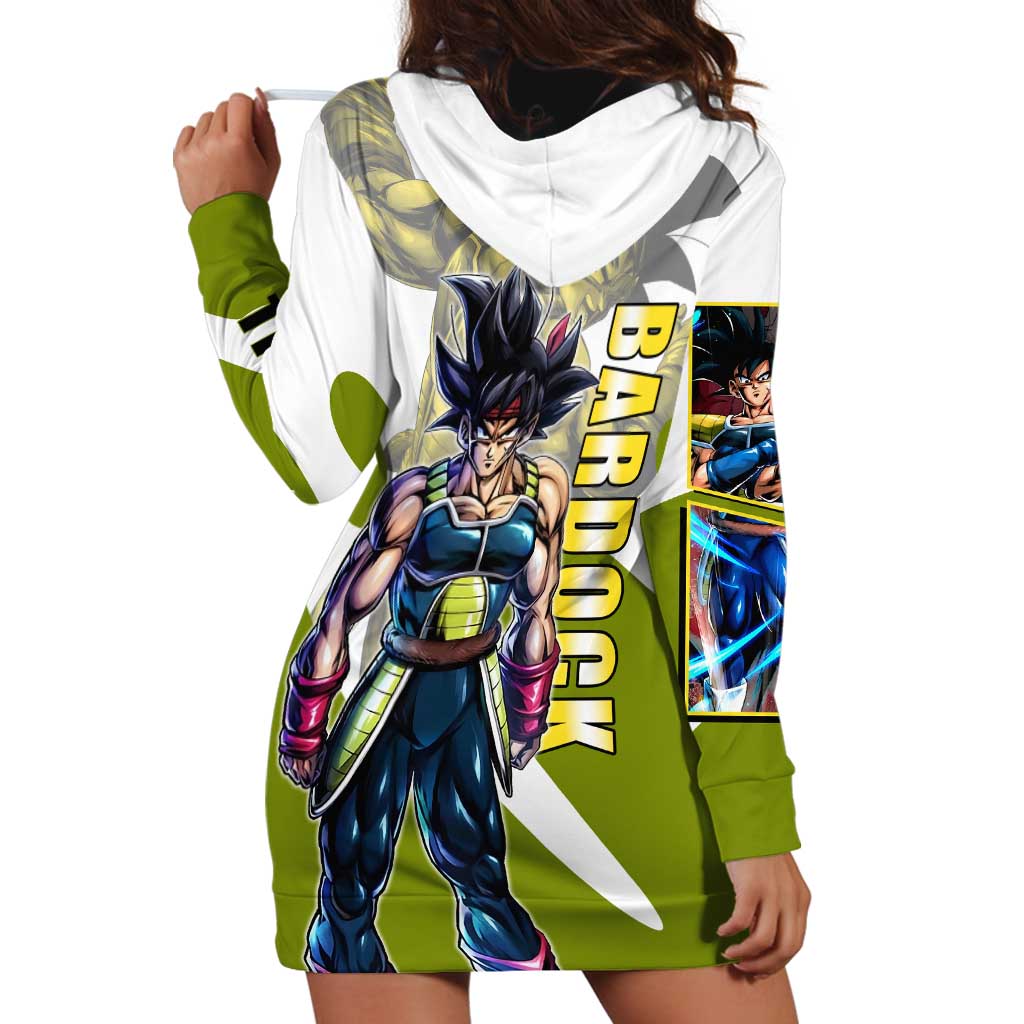 Bardock Saiyan Legacy Hoodie Dress Classic Anime Battle Style
