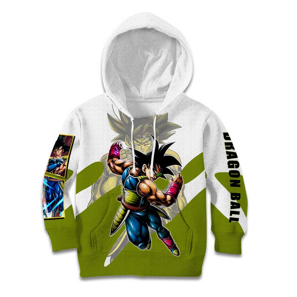 Bardock Saiyan Legacy Kid Hoodie Classic Anime Battle Style
