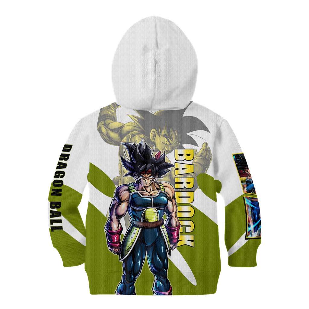 Bardock Saiyan Legacy Kid Hoodie Classic Anime Battle Style