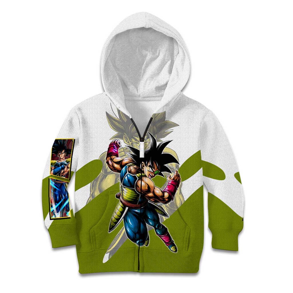 Bardock Saiyan Legacy Kid Hoodie Classic Anime Battle Style