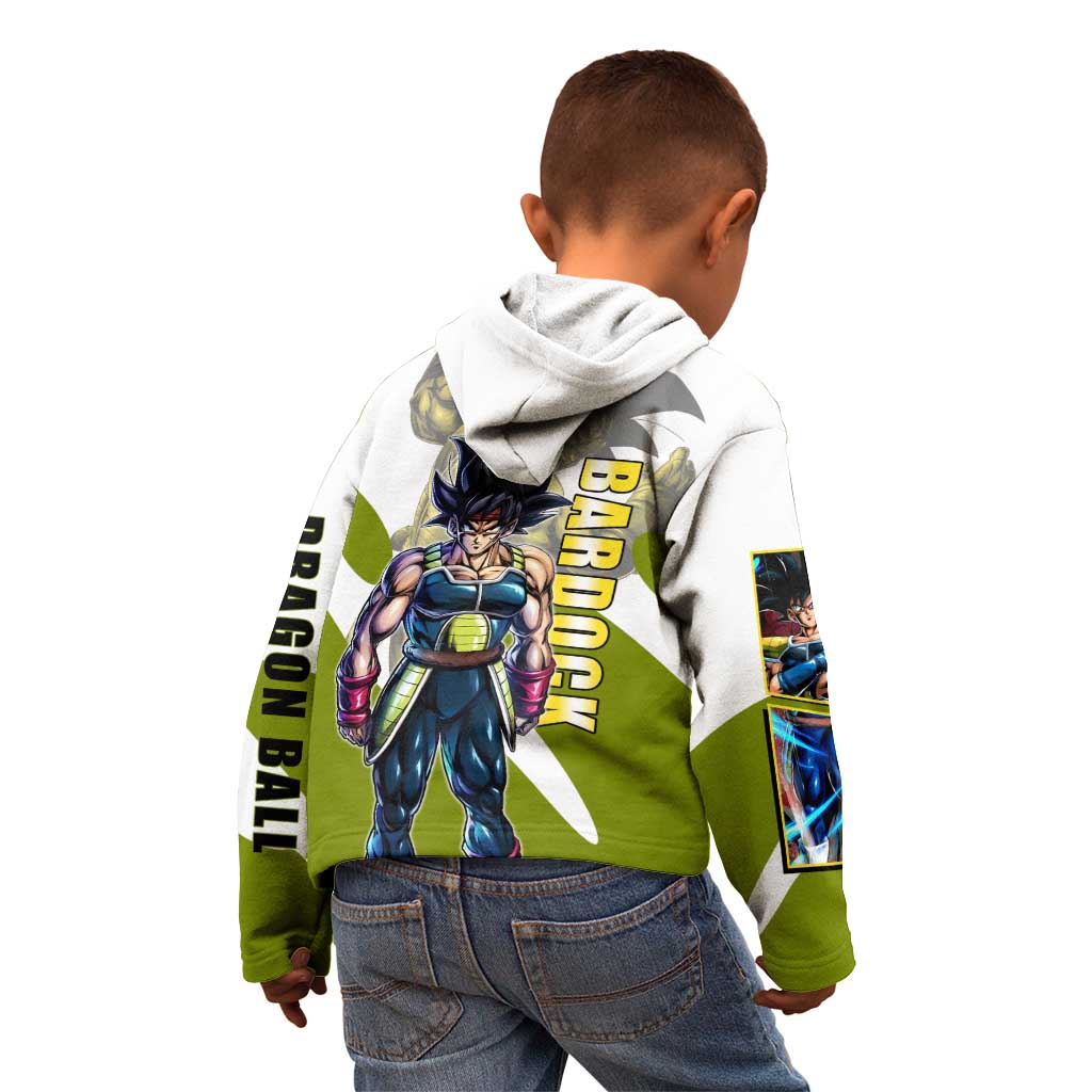 Bardock Saiyan Legacy Kid Hoodie Classic Anime Battle Style