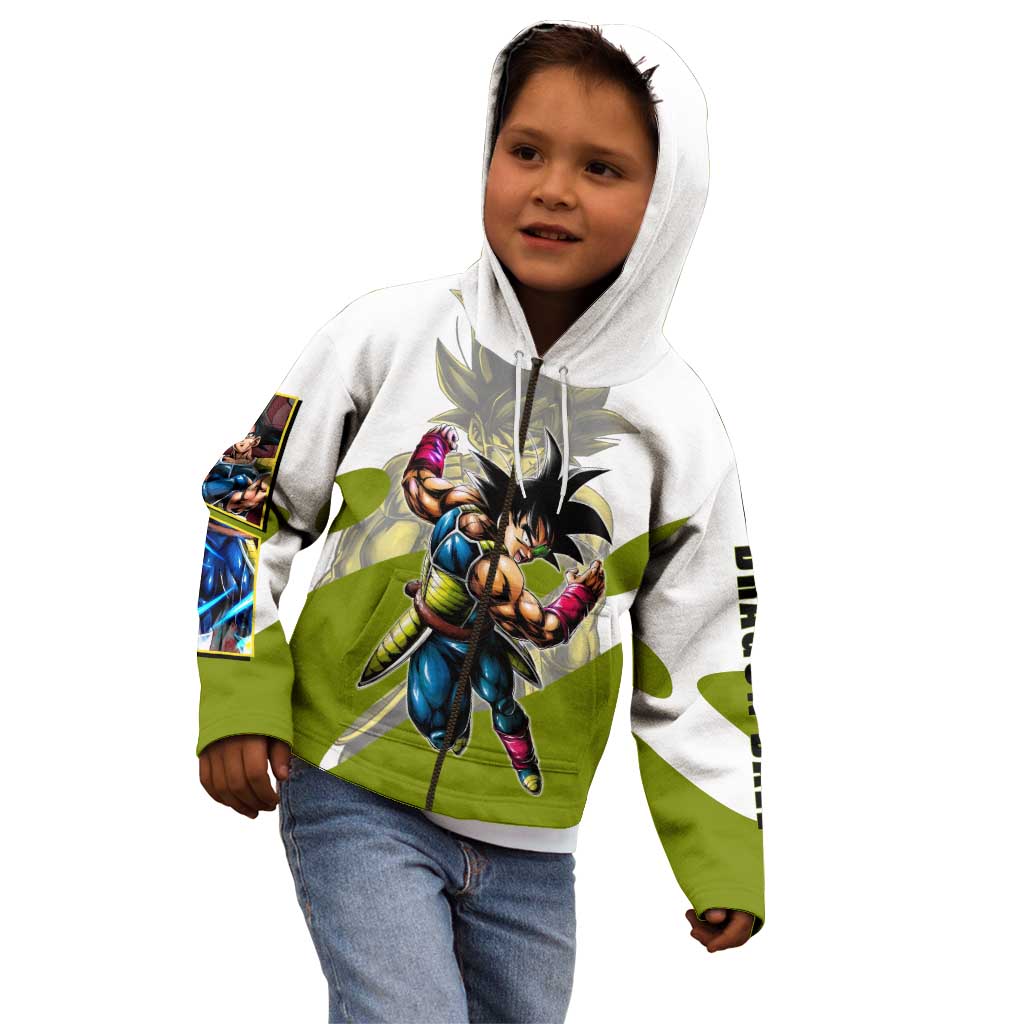 Bardock Saiyan Legacy Kid Hoodie Classic Anime Battle Style