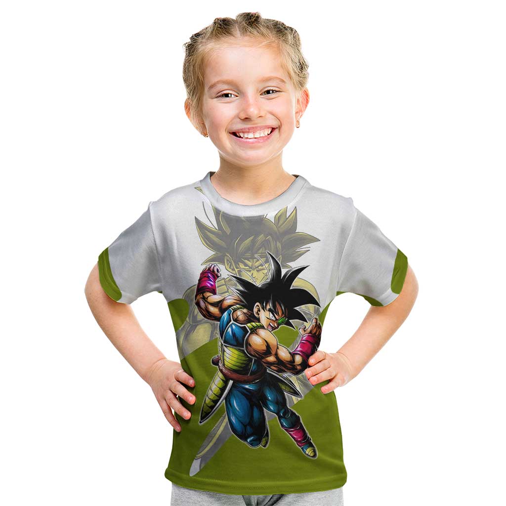 Bardock Saiyan Legacy Kid T Shirt Classic Anime Battle Style