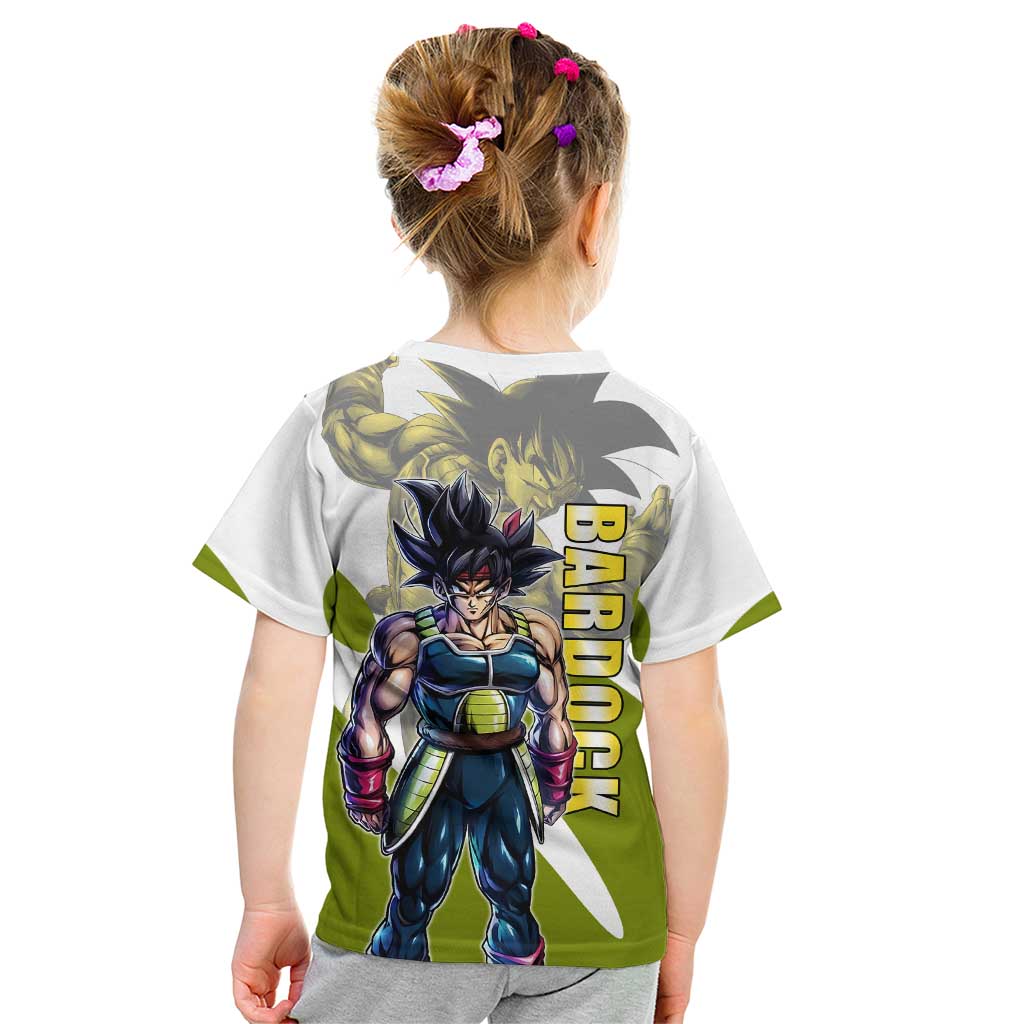 Bardock Saiyan Legacy Kid T Shirt Classic Anime Battle Style