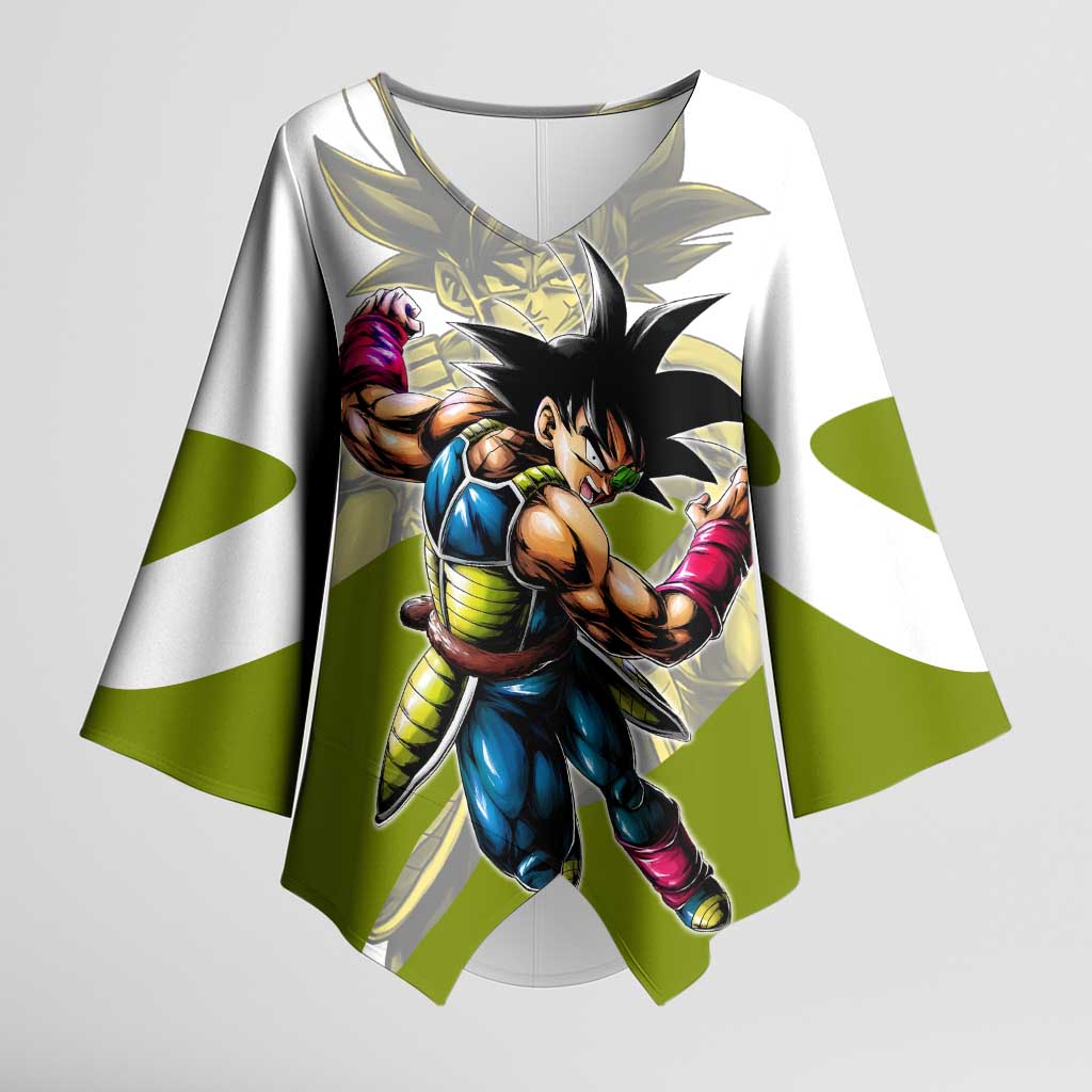 Bardock Saiyan Legacy Kimono Sleeve Blouse Classic Anime Battle Style