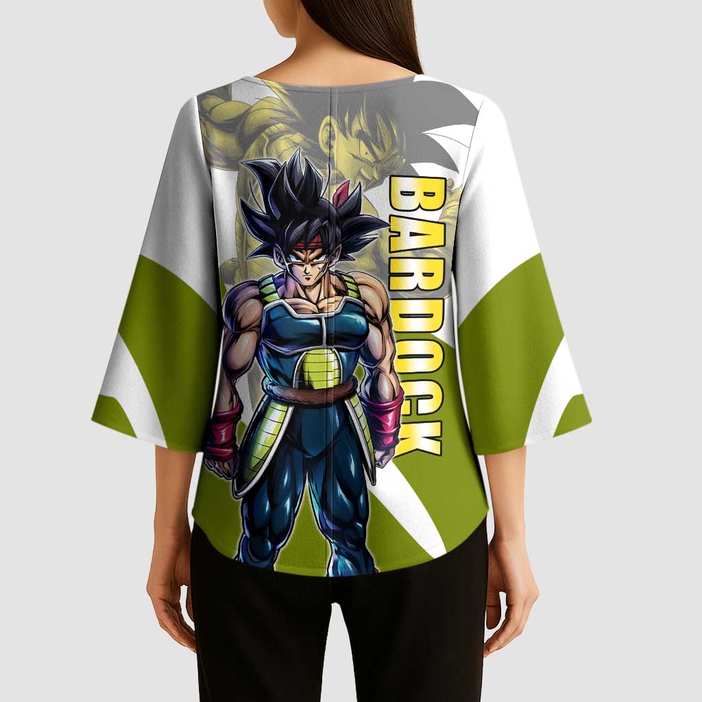 Bardock Saiyan Legacy Kimono Sleeve Blouse Classic Anime Battle Style