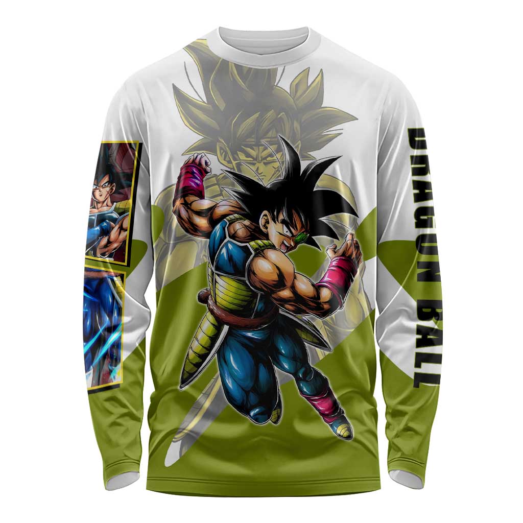 Bardock Saiyan Legacy Long Sleeve Shirt Classic Anime Battle Style