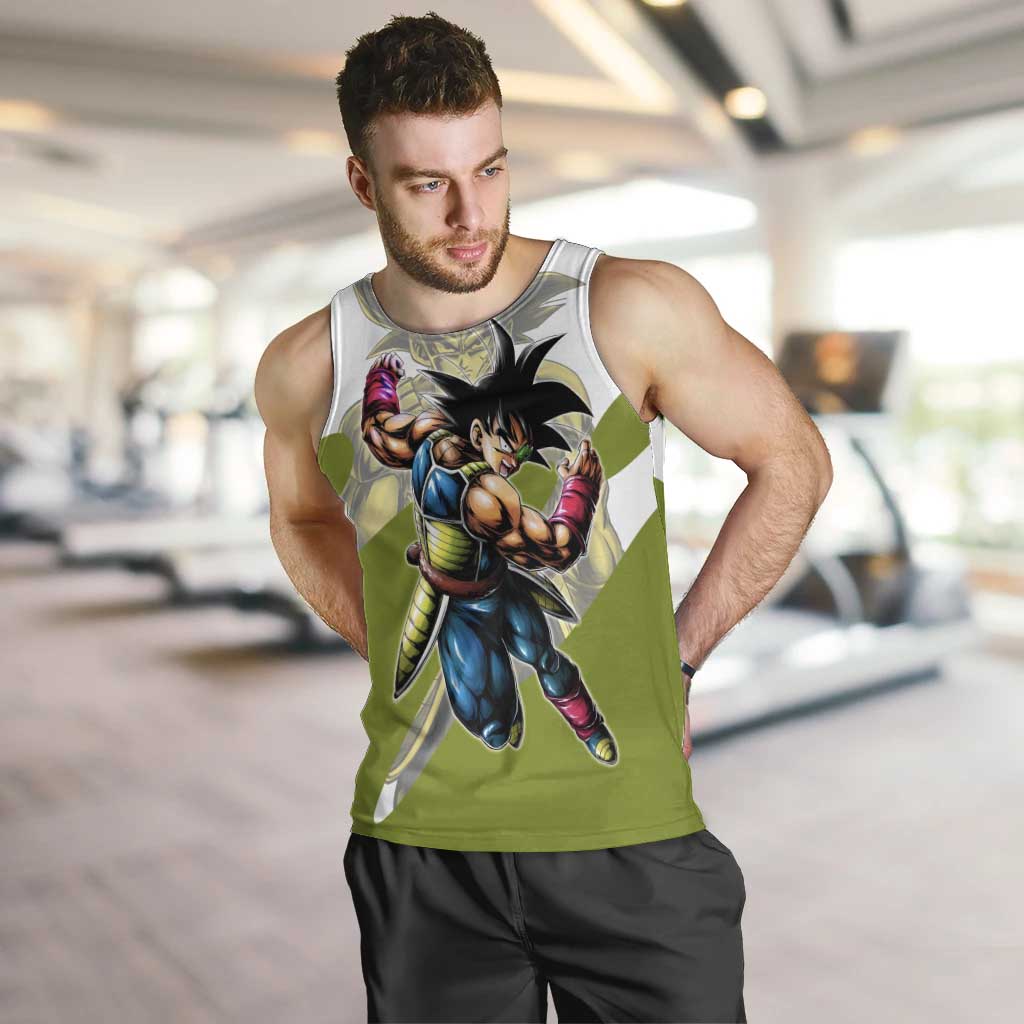Bardock Saiyan Legacy Men Tank Top Classic Anime Battle Style