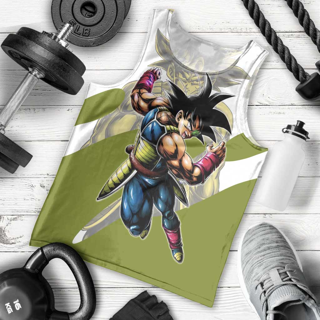 Bardock Saiyan Legacy Men Tank Top Classic Anime Battle Style