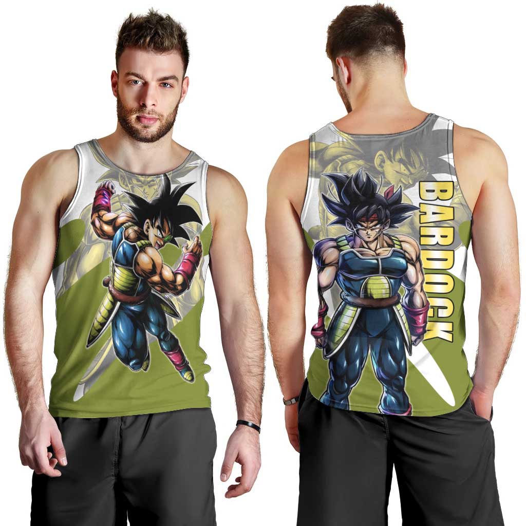 Bardock Saiyan Legacy Men Tank Top Classic Anime Battle Style