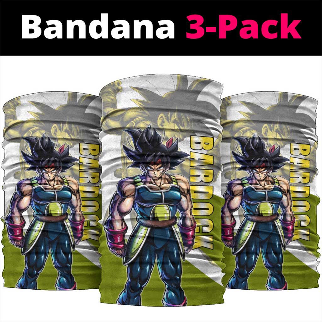 Bardock Saiyan Legacy Neck Gaiter Classic Anime Battle Style