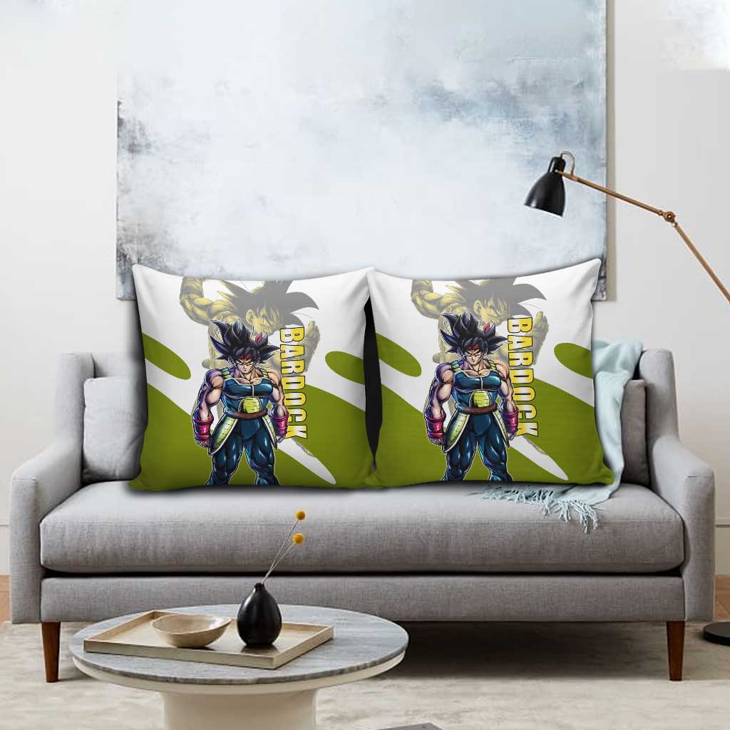 Bardock Saiyan Legacy Pillow Cover Classic Anime Battle Style