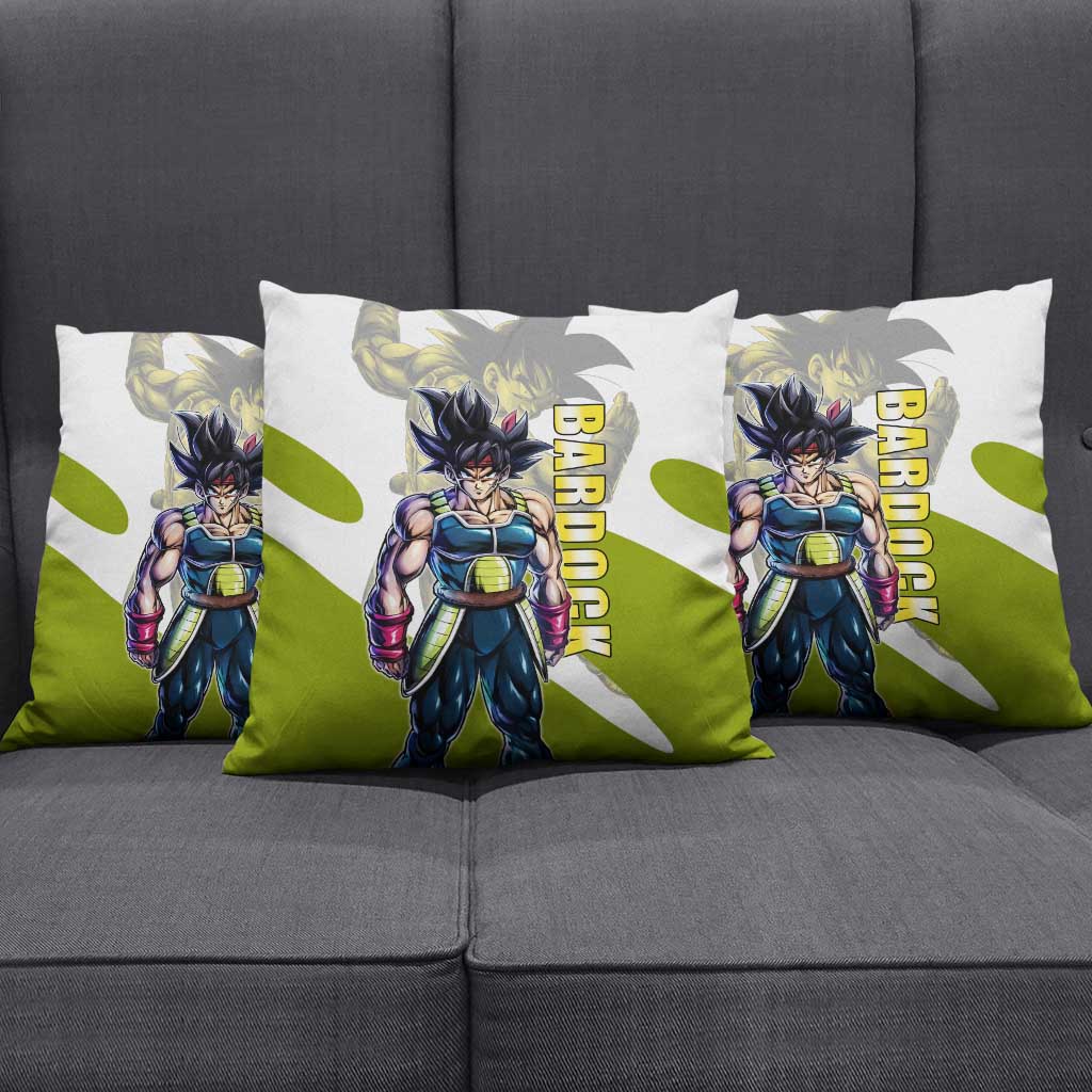 Bardock Saiyan Legacy Pillow Cover Classic Anime Battle Style
