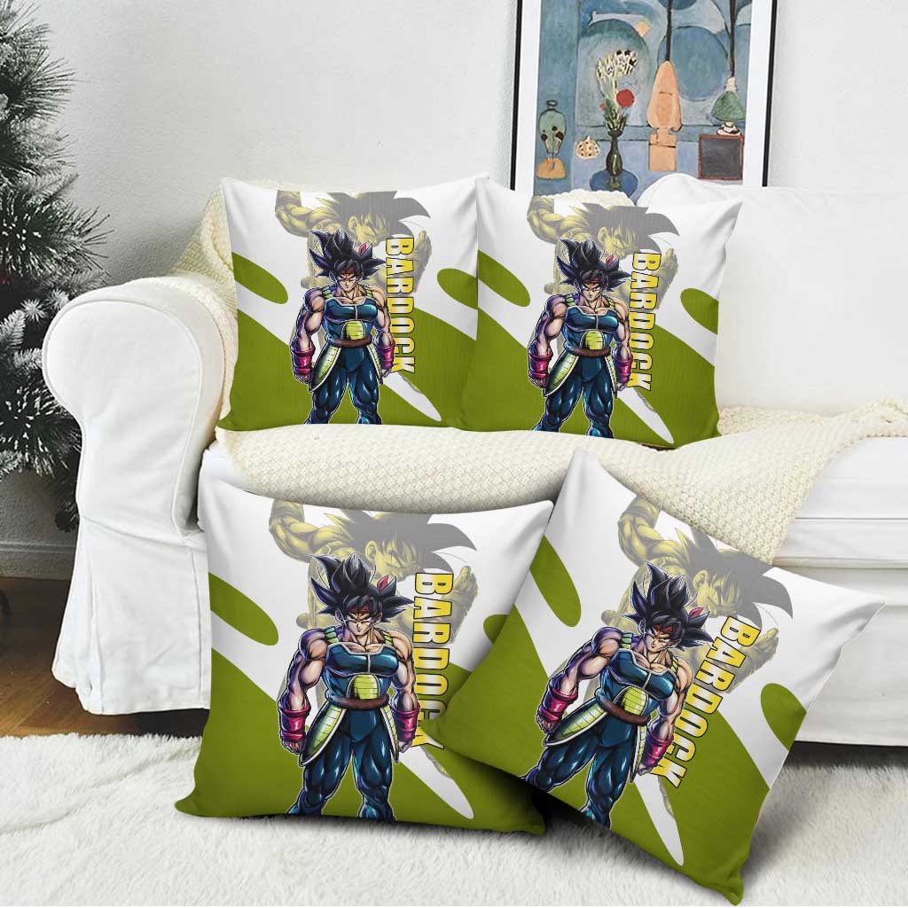 Bardock Saiyan Legacy Pillow Cover Classic Anime Battle Style