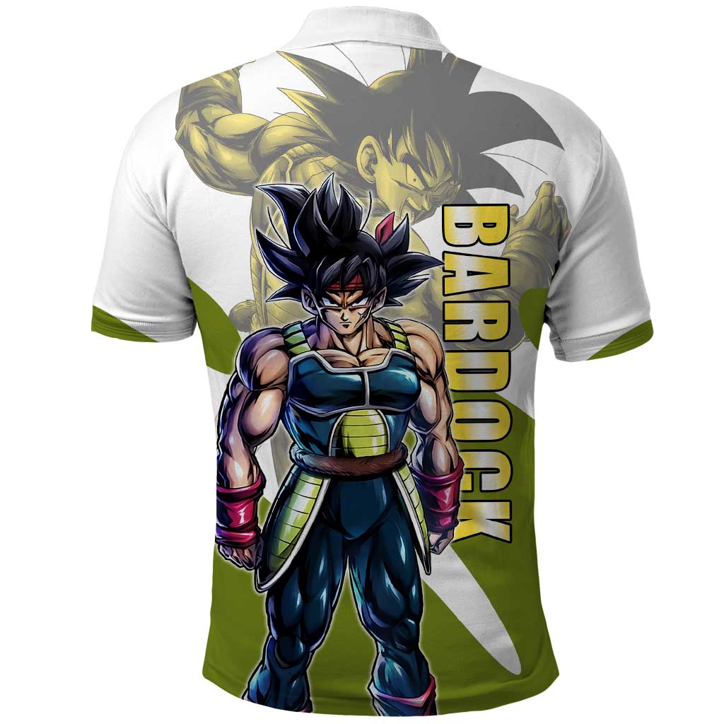 Bardock Saiyan Legacy Polo Shirt Classic Anime Battle Style