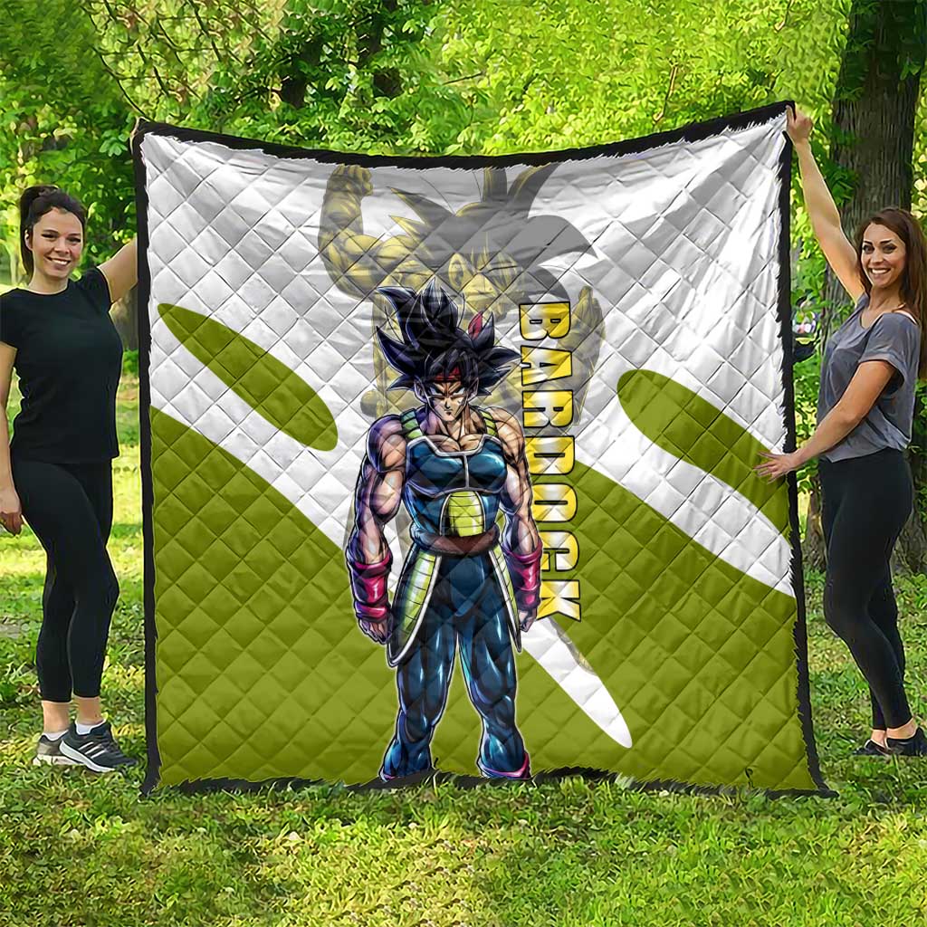 Bardock Saiyan Legacy Quilt Classic Anime Battle Style