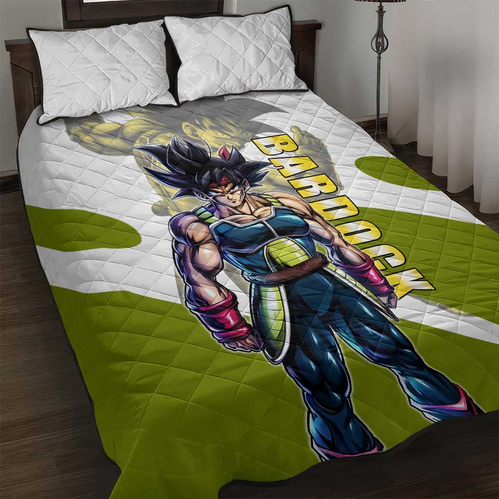 Bardock Saiyan Legacy Quilt Bed Set Classic Anime Battle Style