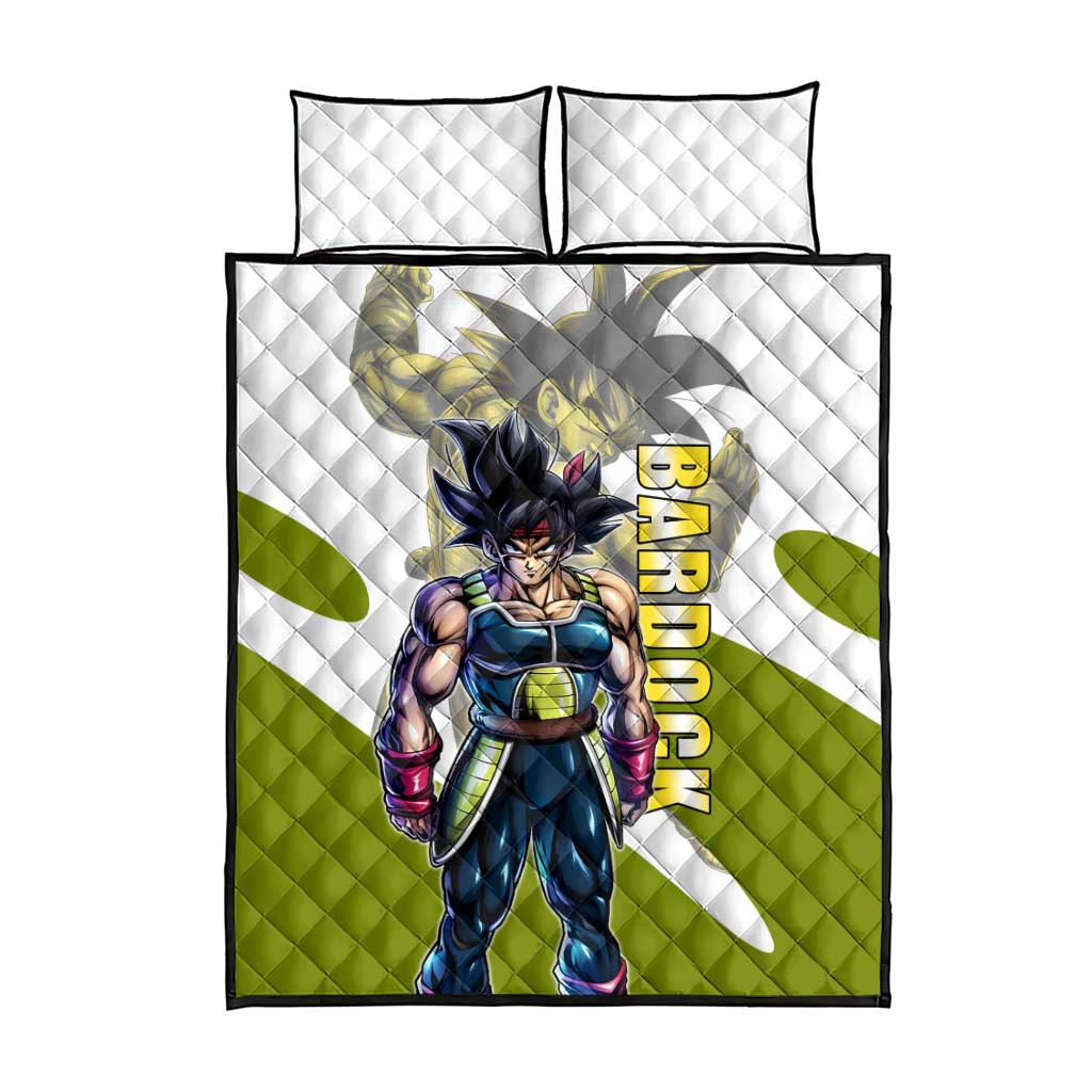 Bardock Saiyan Legacy Quilt Bed Set Classic Anime Battle Style