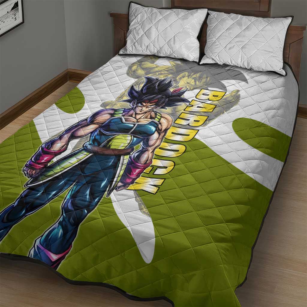 Bardock Saiyan Legacy Quilt Bed Set Classic Anime Battle Style