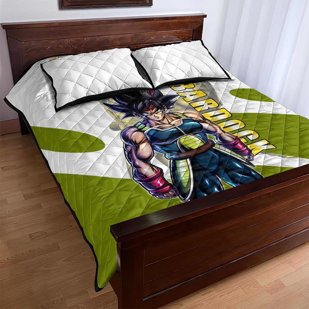 Bardock Saiyan Legacy Quilt Bed Set Classic Anime Battle Style