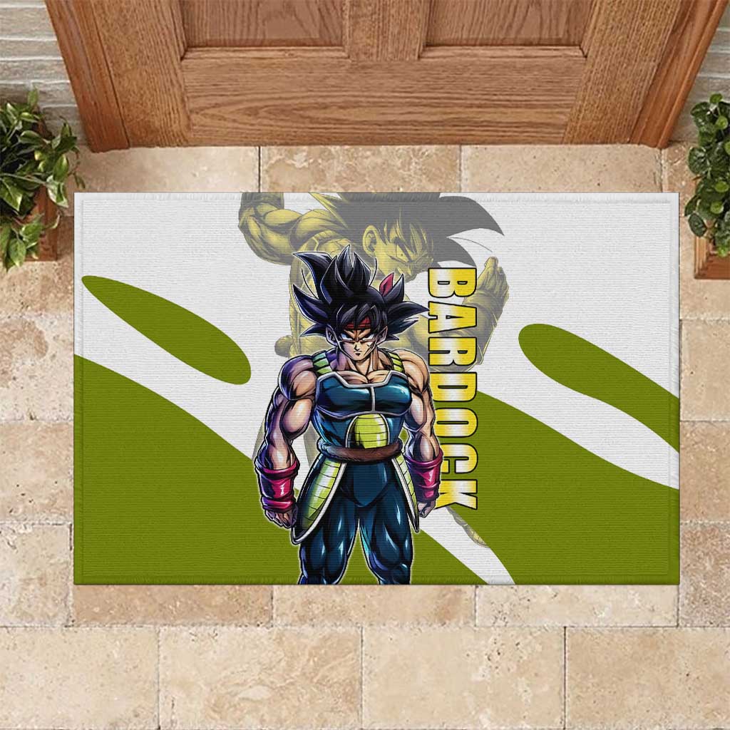 Bardock Saiyan Legacy Rubber Doormat Classic Anime Battle Style