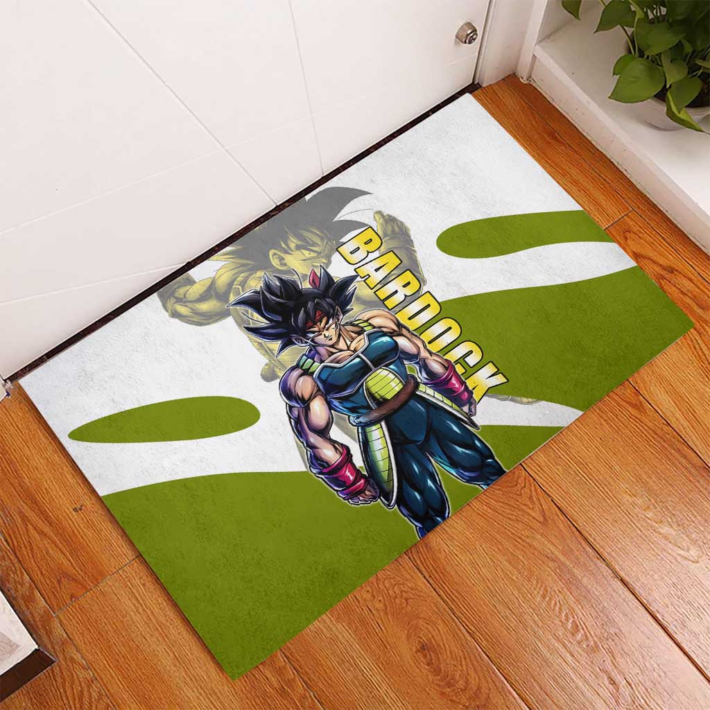 Bardock Saiyan Legacy Rubber Doormat Classic Anime Battle Style