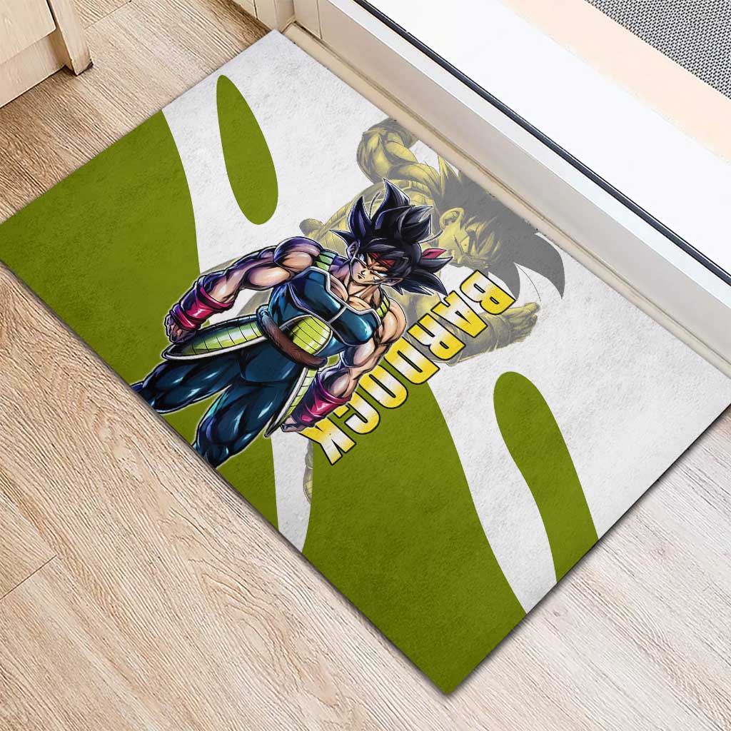 Bardock Saiyan Legacy Rubber Doormat Classic Anime Battle Style