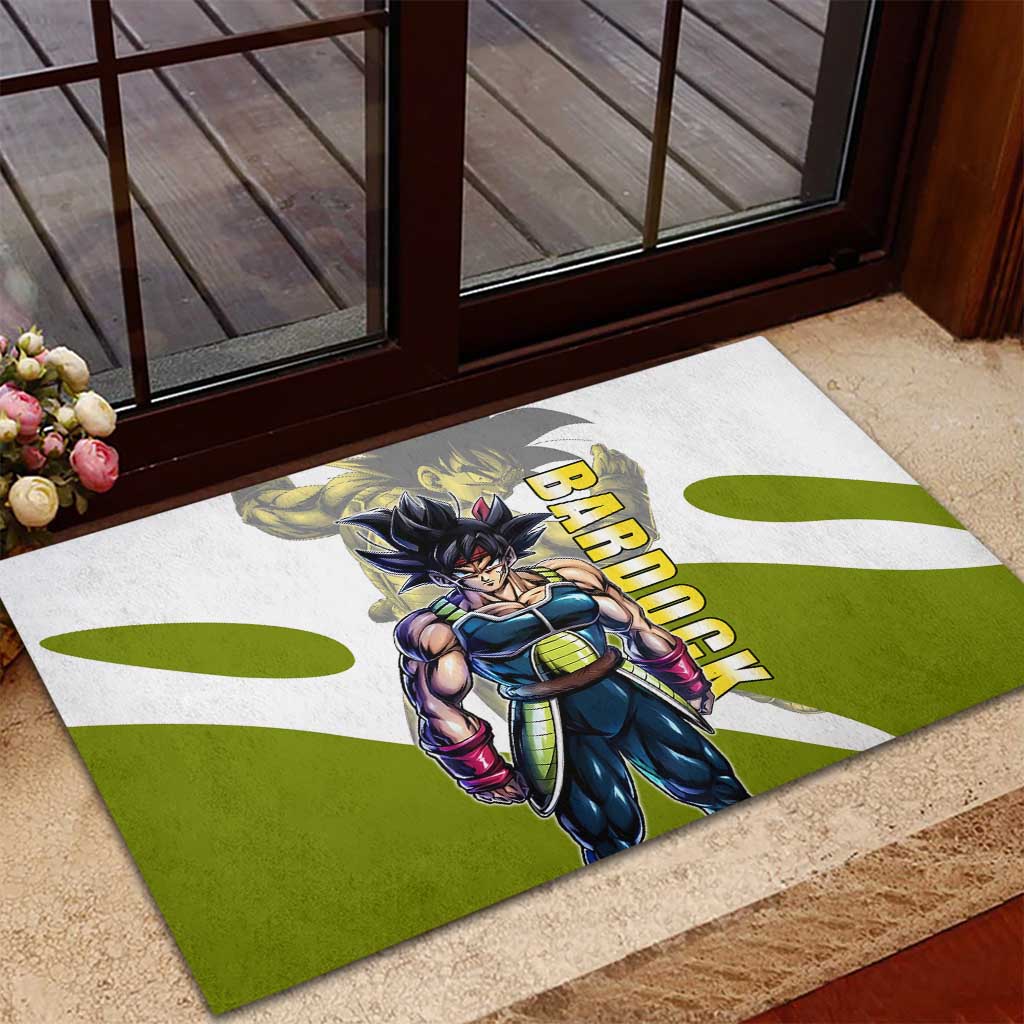 Bardock Saiyan Legacy Rubber Doormat Classic Anime Battle Style
