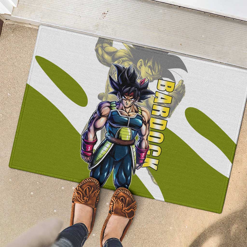 Bardock Saiyan Legacy Rubber Doormat Classic Anime Battle Style