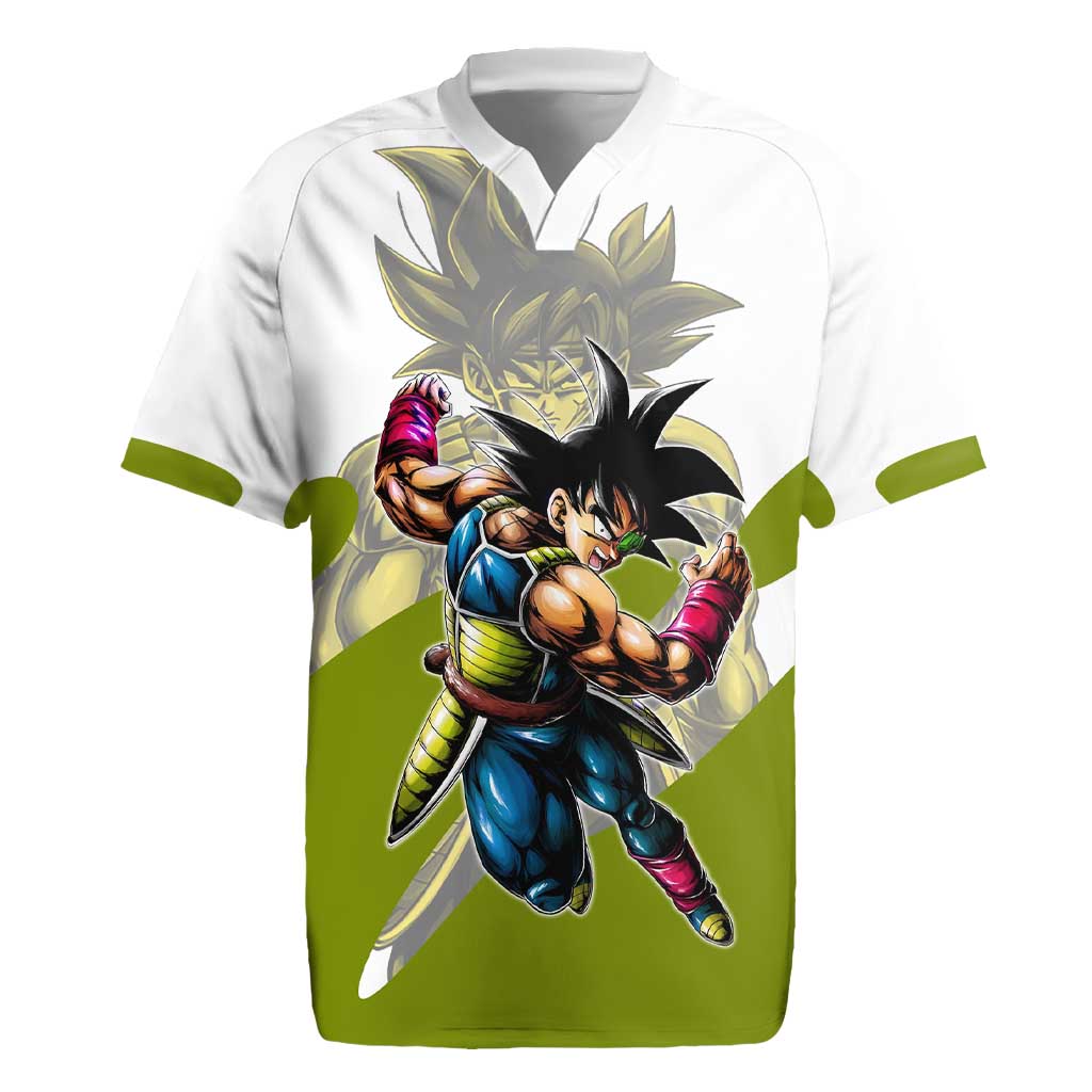 Bardock Saiyan Legacy Rugby Jersey Classic Anime Battle Style